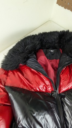 Jordan Craig Blocked Puffer Jacket Coat Sugar Hill Red Black Large  - Picture 4 of 23