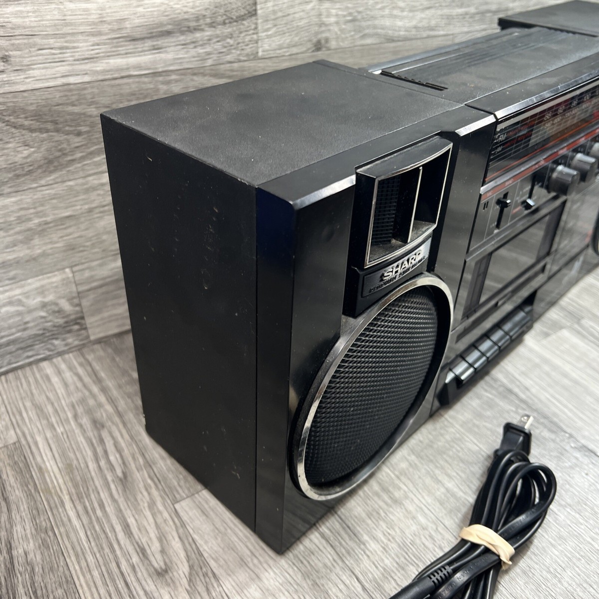 Retro Vintage Sharp GF-A1 Portable Stereo Component Boombox Ghetto