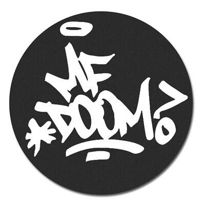 MF Doom Turntable Slipmat - M.F. doom? Metal Fingers Doomsday Madlib Madvillain