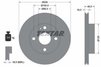 2X Textar 92061500 Bremsscheibe FüR Mazda