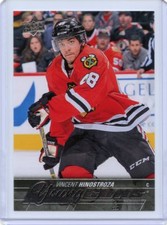 15/16 UPPER DECK YOUNG GUNS ROOKIE RC #477 VINCENT HINOSTROZA BLACKHAWKS *53990