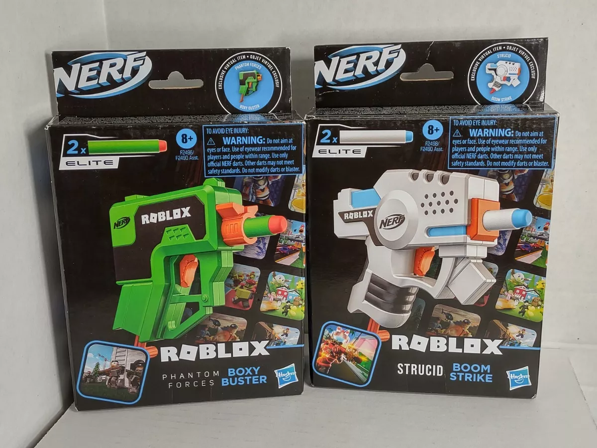 NEW ROBLOX Strucid BOOM Strike Nerf Dart Gun With Virtual Item