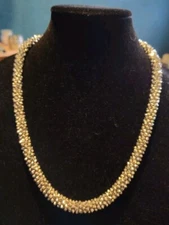 Charming Charlie Silver Tone Beaded Necklace