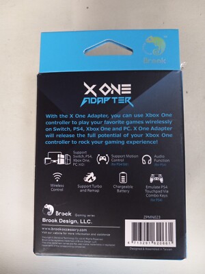 Brook X One Wireless Adapter Battery use XBOX ONE Controller on  Switch/PS4 V8