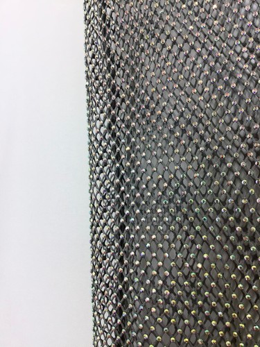 Zara Silver Diamonte Overskirt UK M - Picture 4 of 4