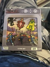 Marvel WandaVision Wanda Maximoff Scarlet Witch 6 Metal Enamel Pin Set New!