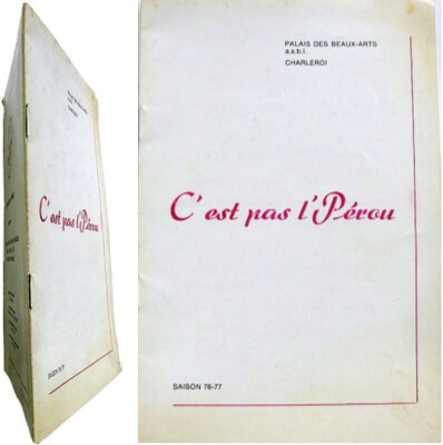 Operettenprogramm Es ist kein Peru 1976 Charleroi Pirault Hornez Jack Ledru