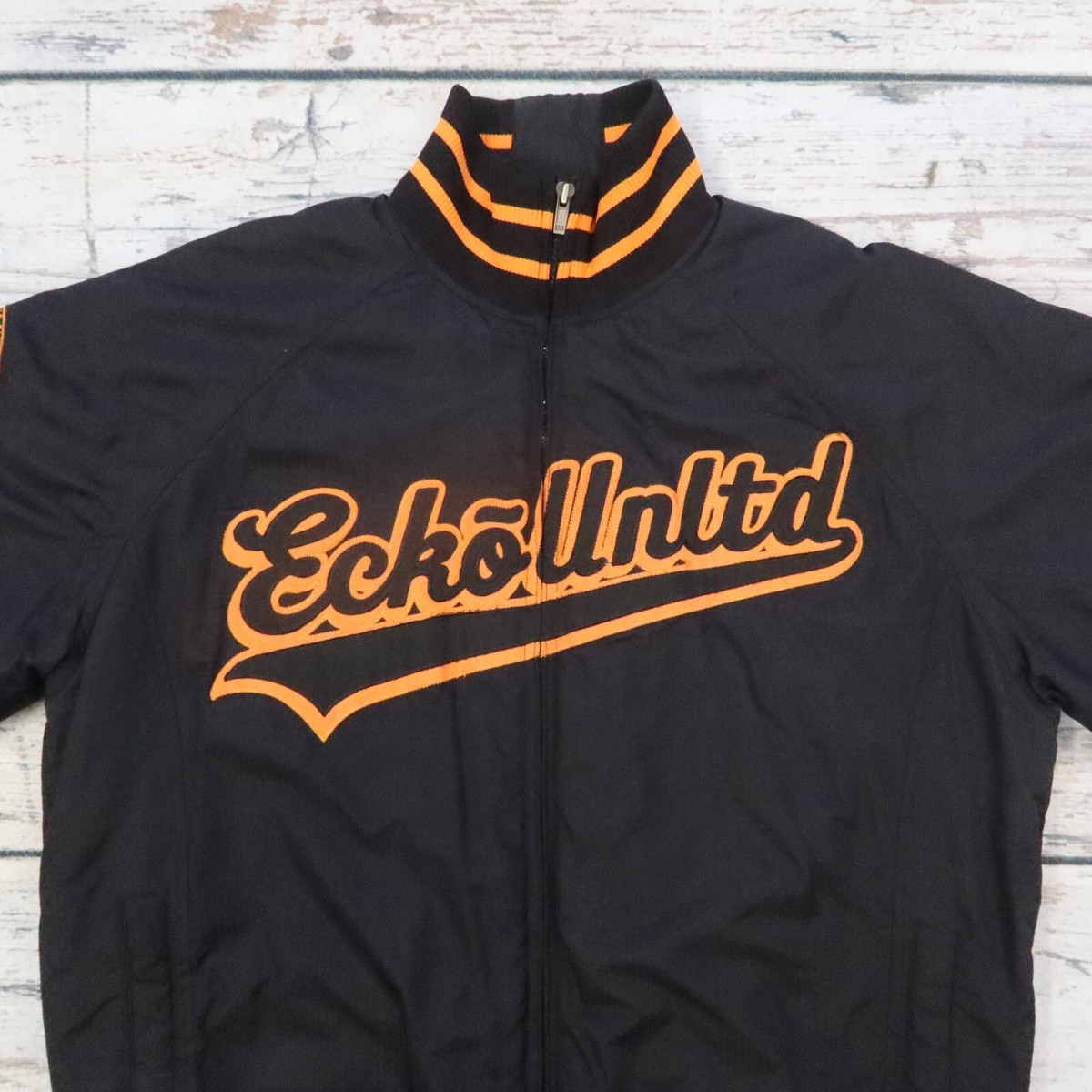Vintage Ecko Unltd Bomber Jacket Size M Black | eBay