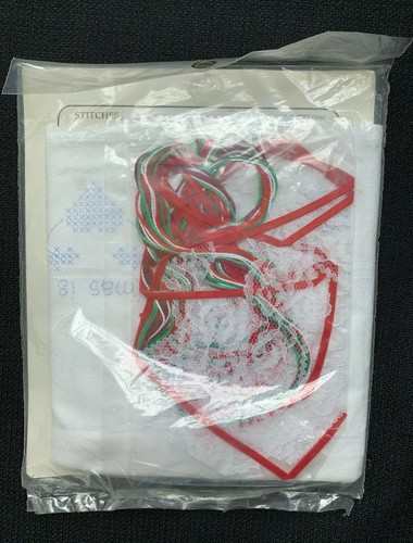 Bucilla Gallery of Stitches Angel Babies Christmas Is Love Stamped Cross Stitch - Picture 3 of 3
