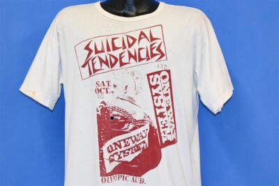 vintage 80s SUICIDAL TENDENCIES ONE WAY SYSTEM OLYMPIC