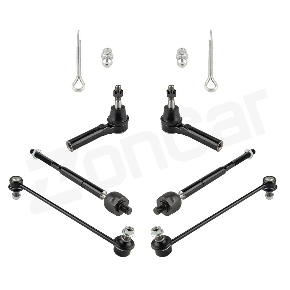 Brazos de control inferiores delanteros con rótulas 8 piezas para Jeep Patriot Compass 2007-2017 Foto 4 de 4