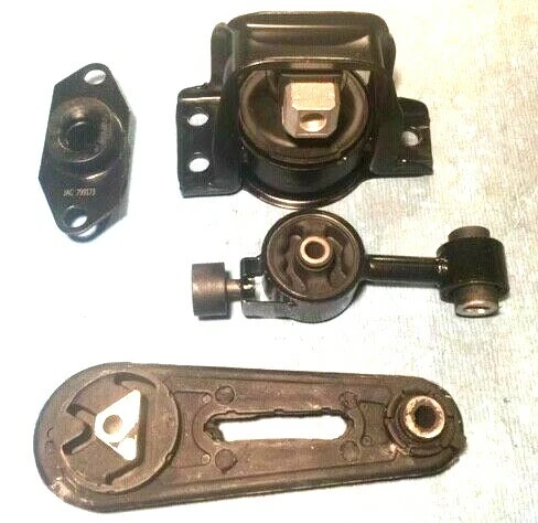 Juego de montaje de motor hidráulico y montaje de transmisión 4 piezas para 07-12 Nissan Tiida Versa 1,8 L Foto 2 de 4