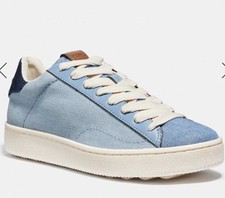 c101 low top sneaker with tea rose eyelets