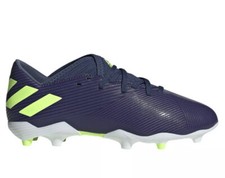 Botines Adidas Juveniles NEMEZIZ MESSI 19.3 Tierra Firme J Índigo/Verde EF1814 S 12K