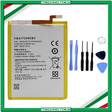 BATTERIA HB417094EBC per HUAWEI ASCEND MATE 7 4100mAH pila + KIT CACCIAVITI