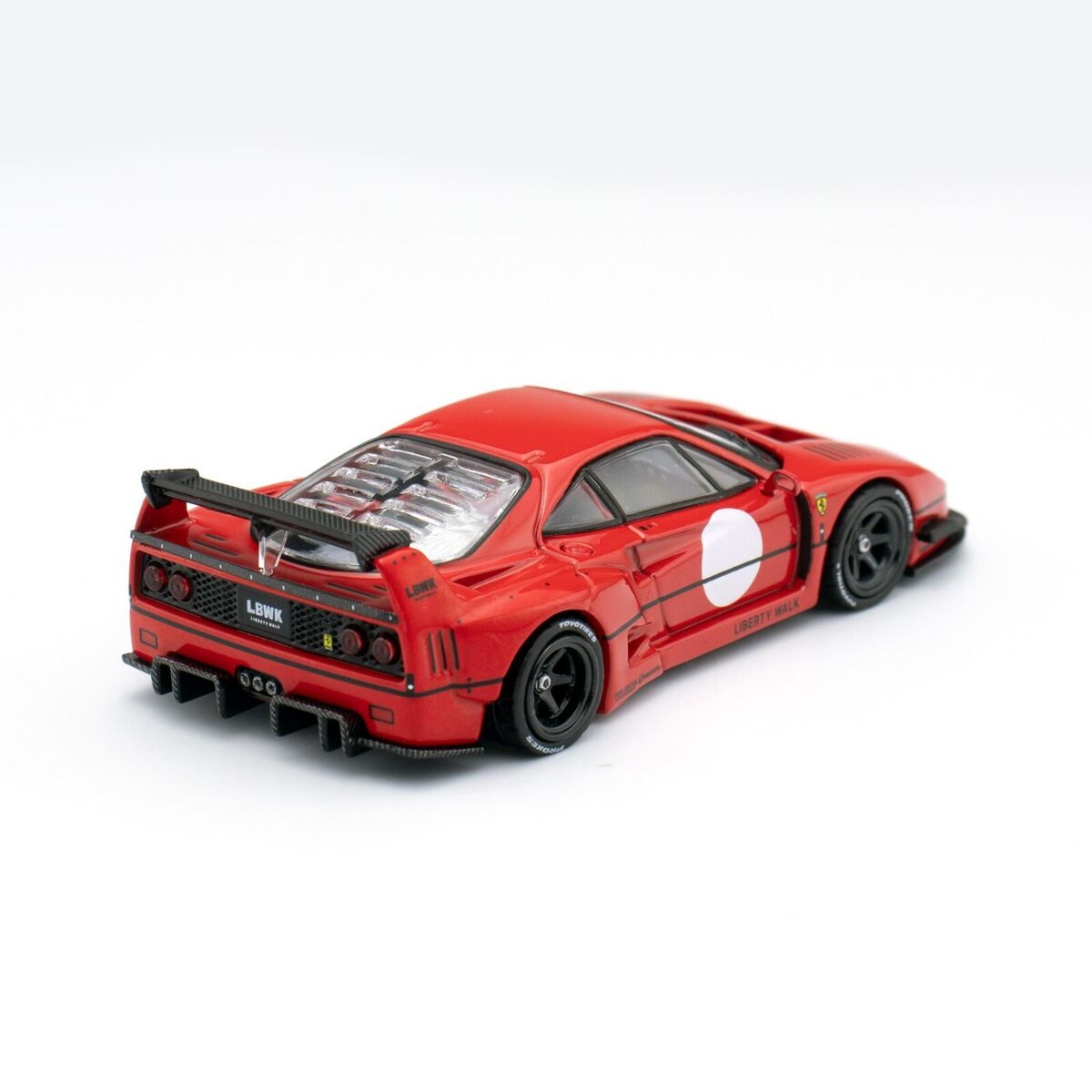 INNO64 1:64 LBWK LIBERTY WALK FERRARI F40 RED & WHITE TOKYO INNO64 1:64 LBWK LIBERTY WALK FERRARI F40 RED & WHITE TOKYO