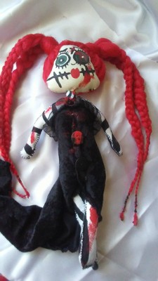 scary redhead doll