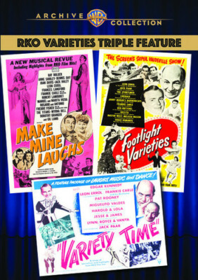 RKO Triple Feature DVD - Make Mine Laughs / Footlight Varieties / Variety Time