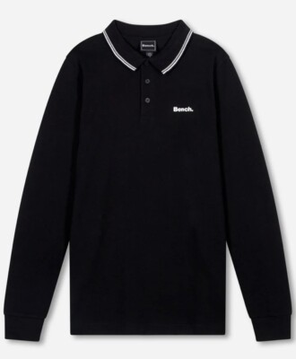 BENCH LONG SLEEVE POLO SHIRT UK