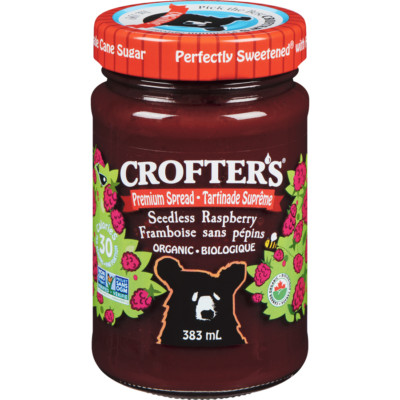 2-Pack Crofter's Organic Seedless Raspberry Spread