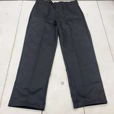 Red Kap Black Straight Leg Work Pants Mens Size 38x31" Inseam