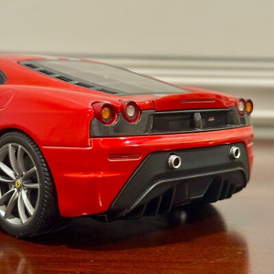 1/18 Ferrari F430 Scuderia Metallic Red Hot Wheels Elite Diecast