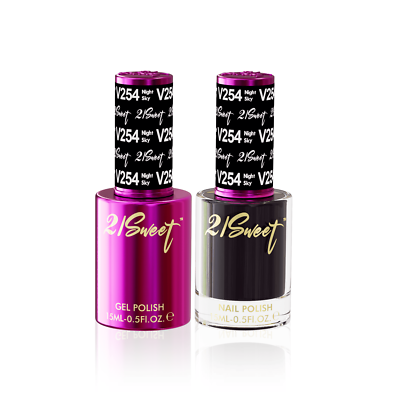 21sweetbeauty Duo (Gel + Nail Polish) Night Sky-V254 | eBay