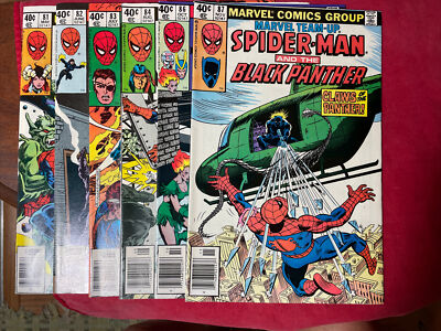 SPIDERMAN MARVEL COMICS No. 81,82,83,84,86 and 87 (lot of 6) | eBay