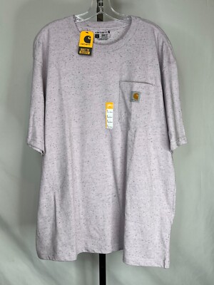 Carhartt T Shirt Mens Large Pink/Purple Heathered Loose Fit Carhartt T Shirt Mens Large Pink/Purple Heathered Loose Fit
