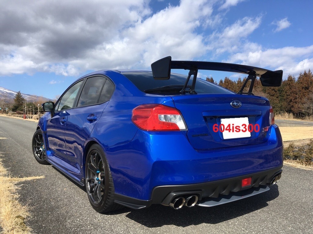 Genuine STI Dry Carbon GT Wing Spoiler VAB VAF WRX STI TS NBR