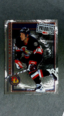 1997-98 Donruss Priority Direct Deposit #27 Daniel Alfredsson Senators #'d/3000
