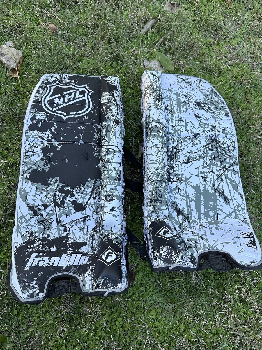 Used Franklin Street Hockey Goalie Pads GP 1200 JR 24 inches Air Cooled Design