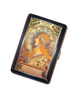 A. Mucha Zodiac Study Cigarette case Handmade Art Deco