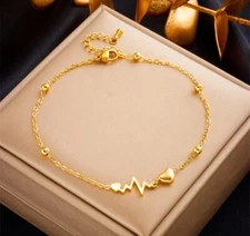 Gold Stainless Steel Anklet