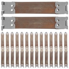 20 Pcs Internal Metal Handbag Hinges Spring Clip for Bag Crafts