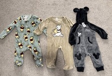 Disney Baby Bundle; Pooh Mickey; NWOT 3-6 and 6-9 Months Mickey And Pooh