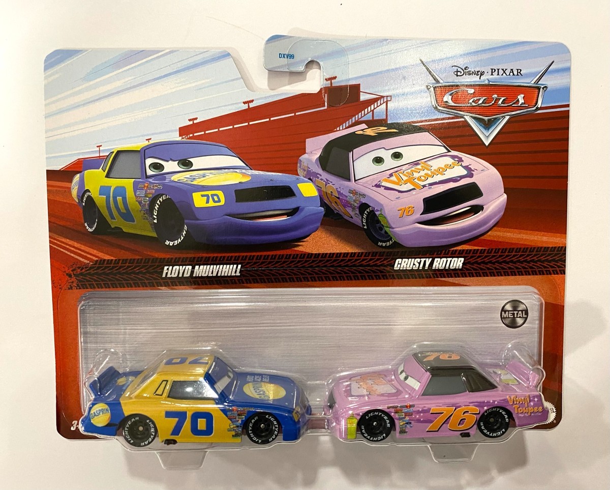 Disney Pixar Cars-- Floyd Mulvihill and Crusty Rotor-- 2 pack-- As