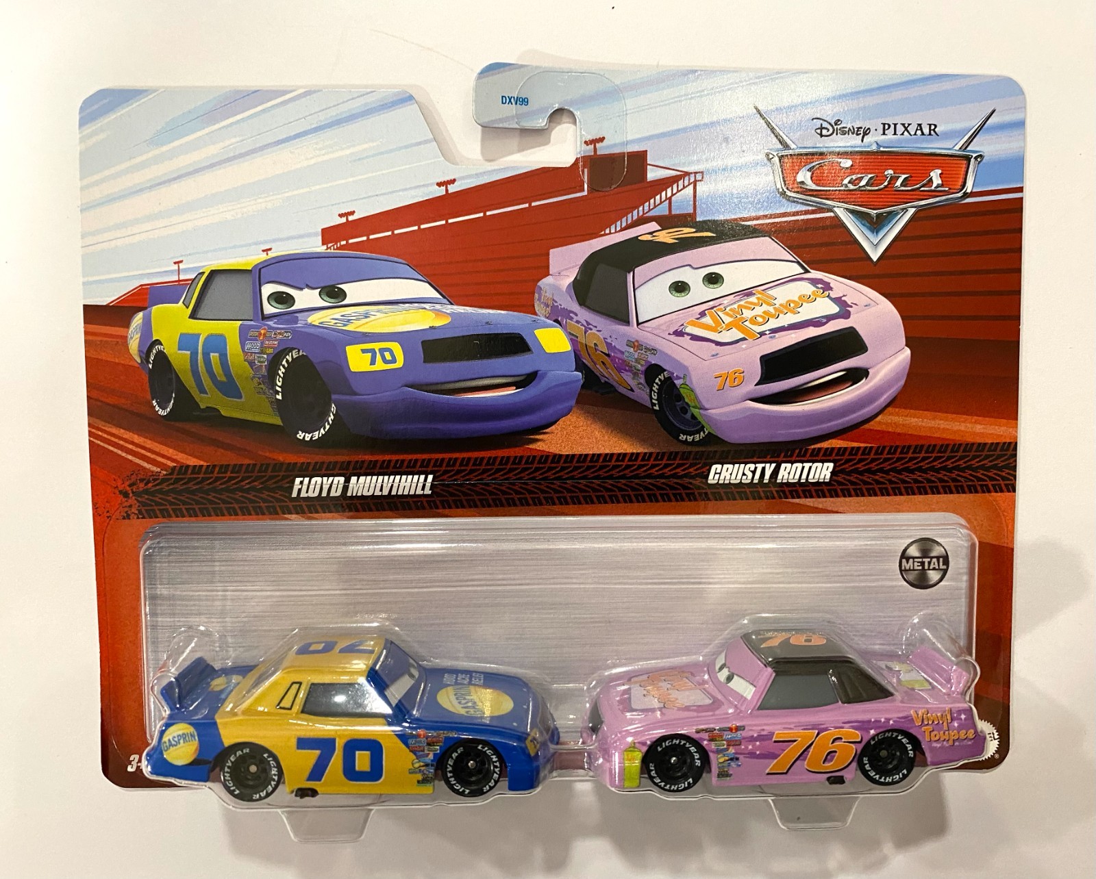 Disney Pixar Cars-- Floyd Mulvihill and Crusty Rotor-- 2 pack-- As Seen In
