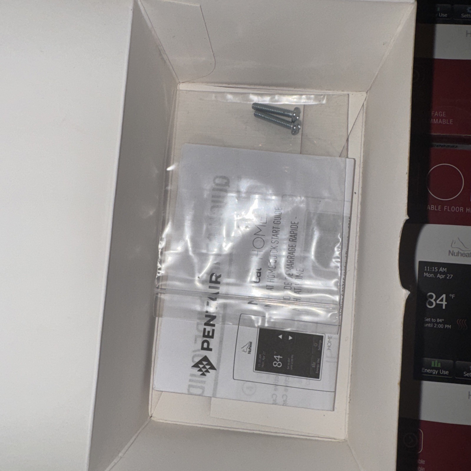 Nuheat AC0056 Home Touchscreen Programmable Radiant Floor Heat Thermostat Each