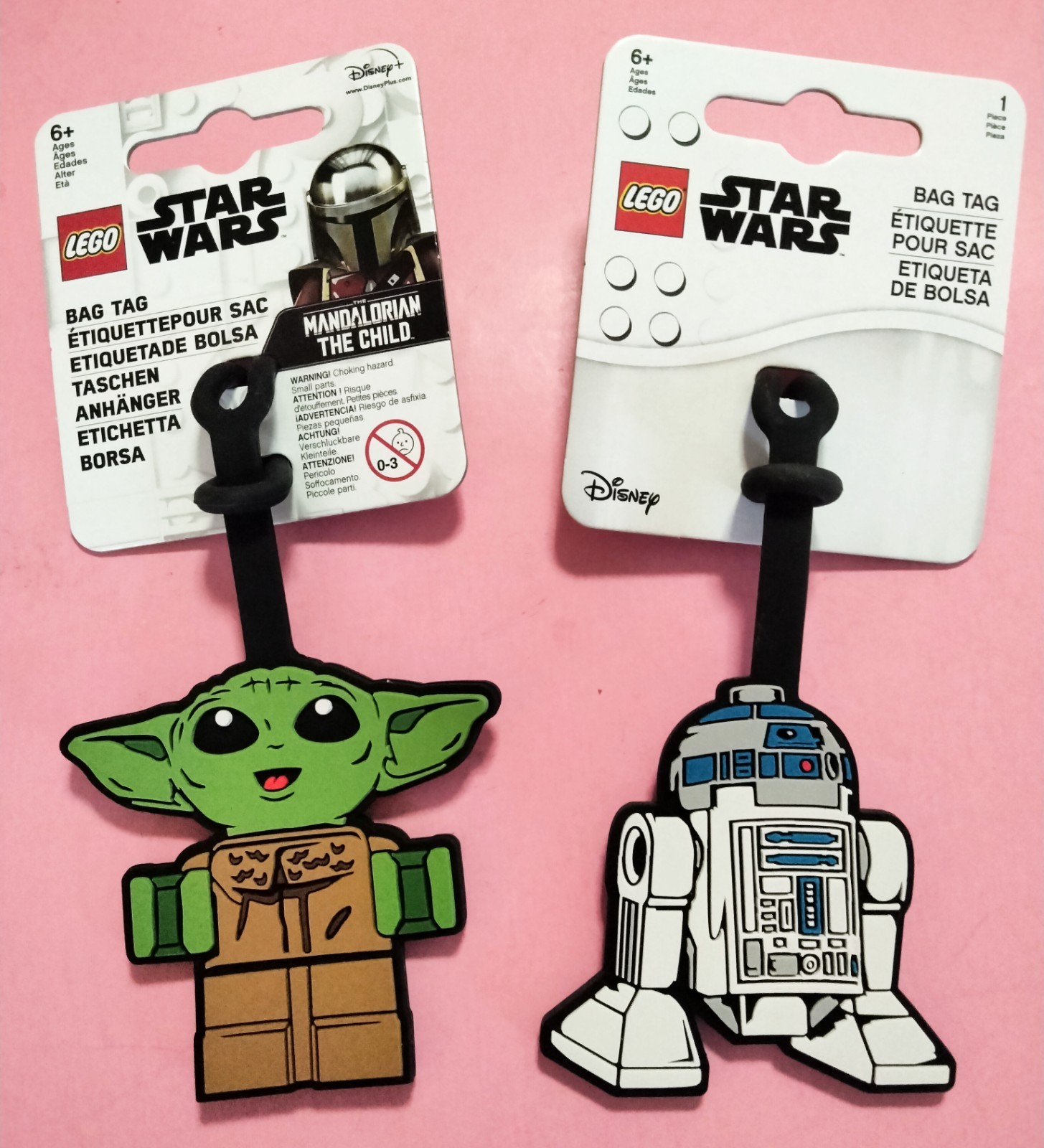 Tags~baby Yoda & R2d2~brand New With Tags~bid@$2.99~wow