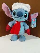 Disney Christmas Holiday Dancing Stitch Plush 13" Works- Original Tags