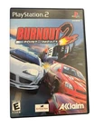 Burnout 2: Point of Impact (PS2 Playstation 2) Tested CIB w/ Manual + Reg Card