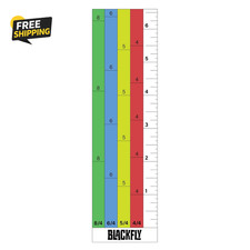 Magnetic Sawmill Scale 36" - 4/4, 5/4, 6/4, 8/4 - Bottom up - Removable Ruler