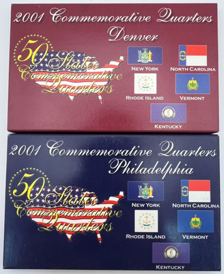 2001-P&D Commemorative Statehood Quarters Millenium Edition