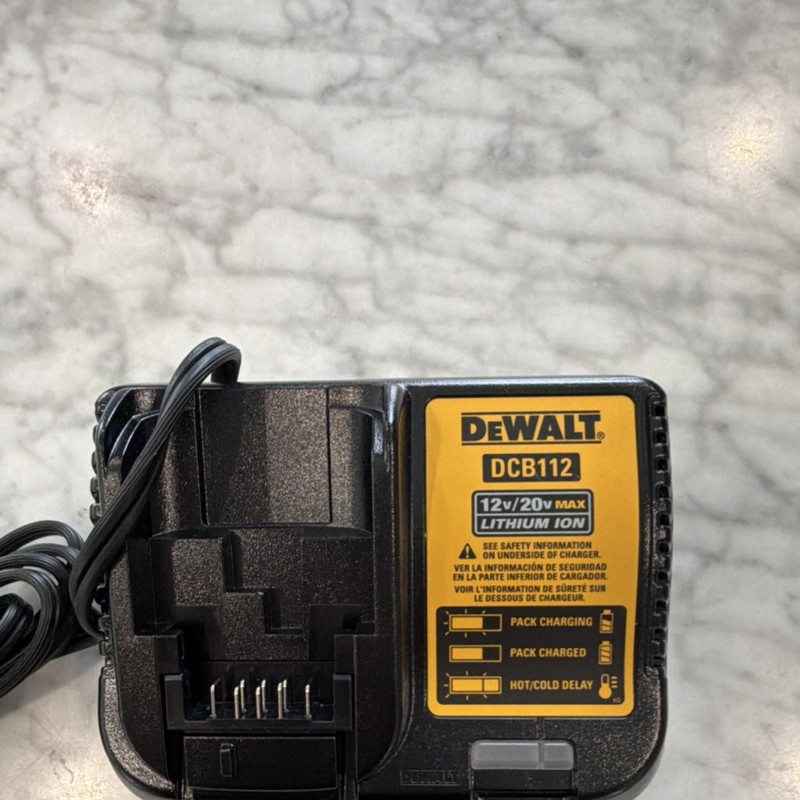 DEWALT DCB112 12V/20V MAX Lithium-Ion Battery Charger, Black
