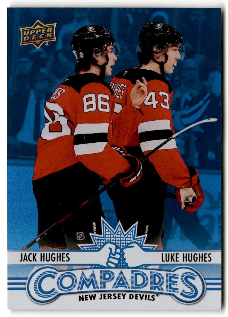 Jack Hughes / Luke Hughes 2025-26 Upper Deck Compadres #CM-5 New