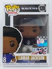 Funko POP! Football - Lamar Jackson #120 Figure Baltimore Ravens NFL DAMAGED BOX