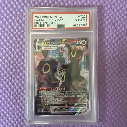 Pokemon TCG - Umbreon VMAX TG23/TG30 Brilliant Stars - Gem Mint PSA 10