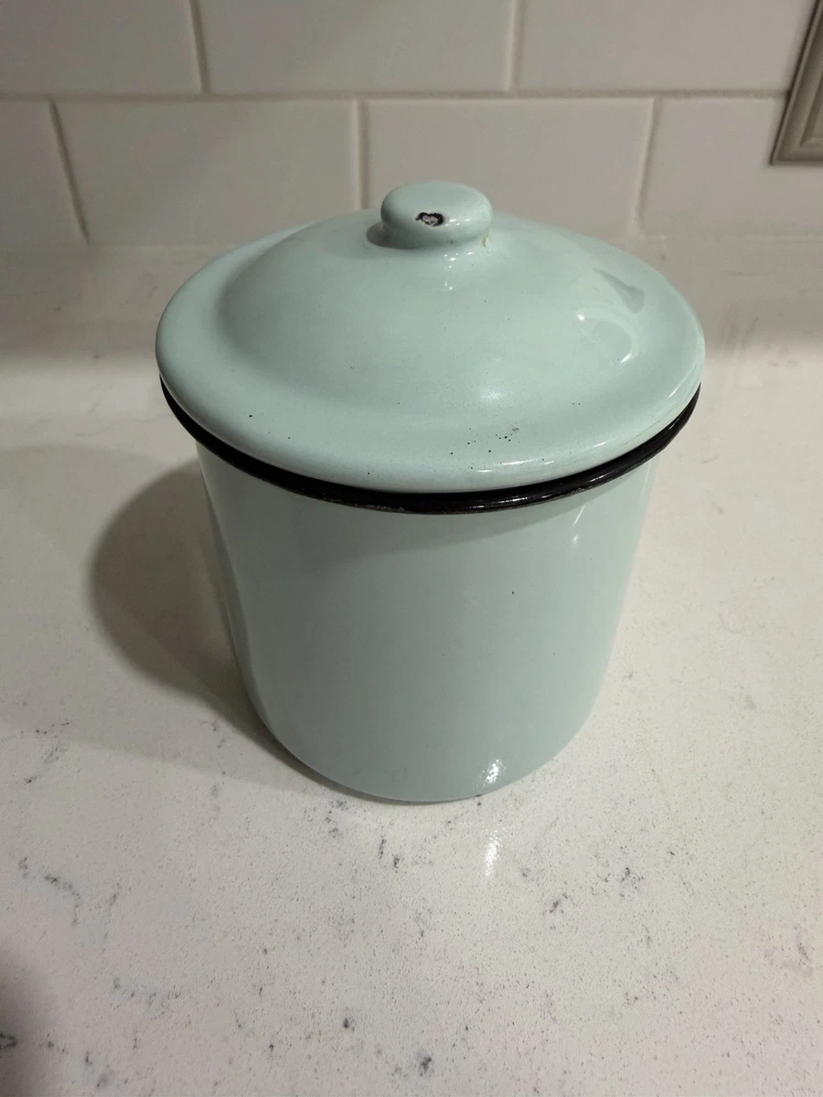 Enamelware Canister In Collectible Enamel Cookware for sale | eBay