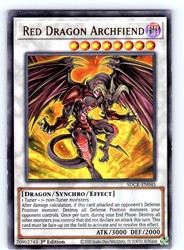 Red Dragon Archfiend SDCK-EN045 Ultra Rare 1st Edition